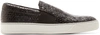 Lanvin Black Labyrinth Slip-on Sneakers