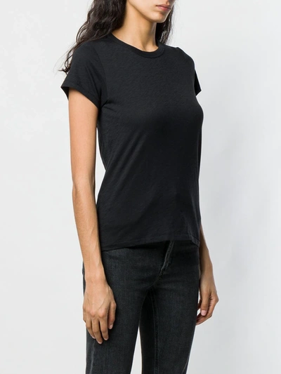 Rag & Bone Rag And Bone Black The Tee T-shirt In Black