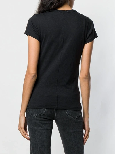 Rag & Bone Rag And Bone Black The Tee T-shirt In Black