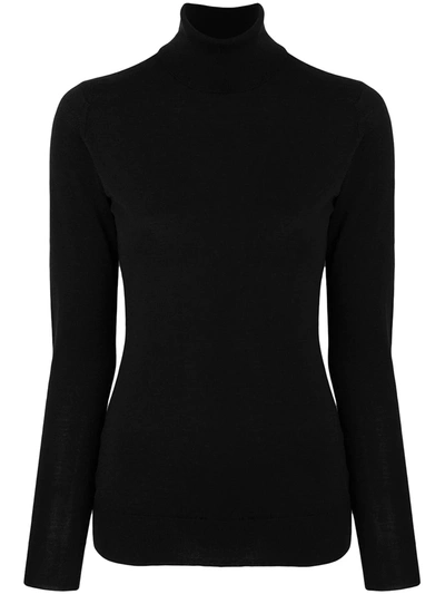 Shop John Smedley Catkin Jumper In Black