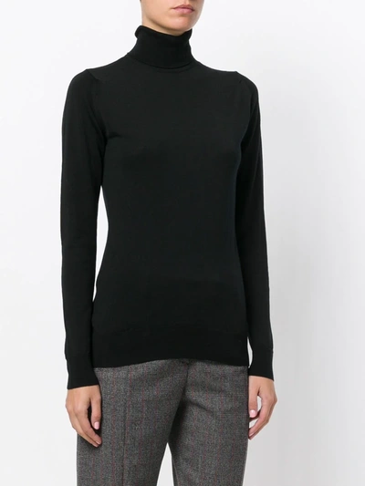 Shop John Smedley Catkin Jumper In Black