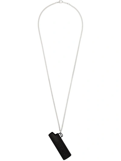 Shop Ambush Lighter Pendant Necklace In Black