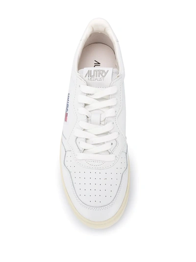 Shop Autry Medalist Low-top Sneakers In White