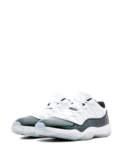 Shop Jordan Air  11 Retro Low "easter Emerald" Sneakers In White