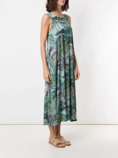 Shop Lygia & Nanny Manati Printed Dress In Green