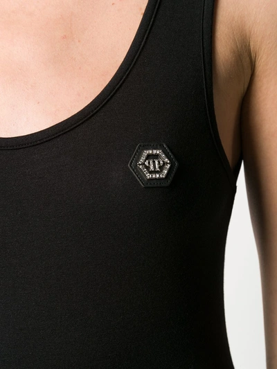 Philipp Plein Statement Tank Top In Black