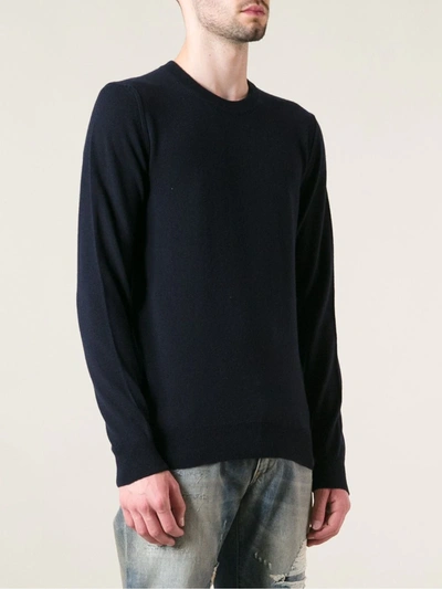 Shop Dolce & Gabbana Crew Neck Sweater In Blue