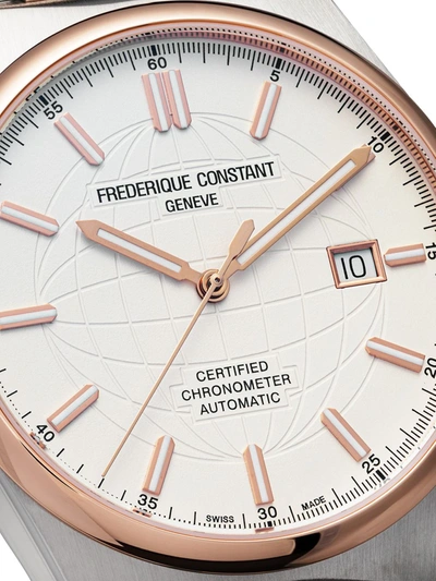Shop Frederique Constant Highlife Automatic Cosc 41mm In Silver
