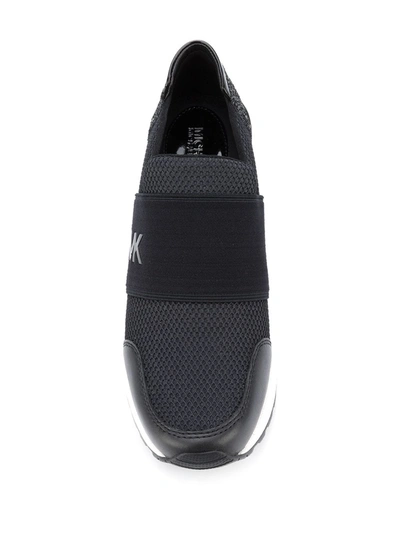 Shop Michael Michael Kors Felix Slip-on Sneakers In Black