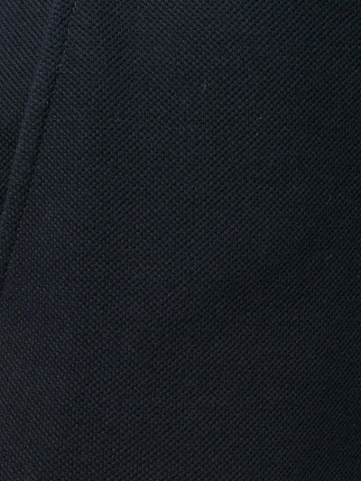 Thom Browne Stripe-detail Piqué-weave Shorts In 415 Navy