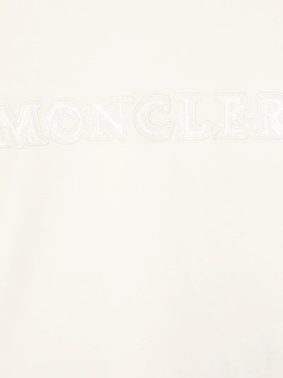 Shop Moncler Logo-patch Sweatshirt In Neutrals