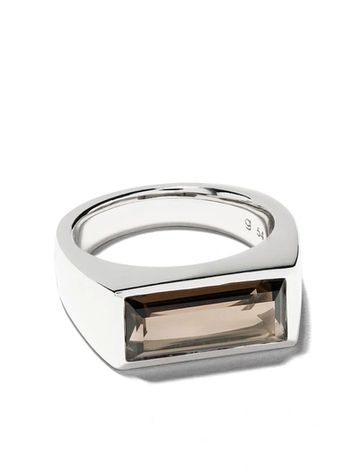 Shop Tom Wood Peaky Ring In Silver