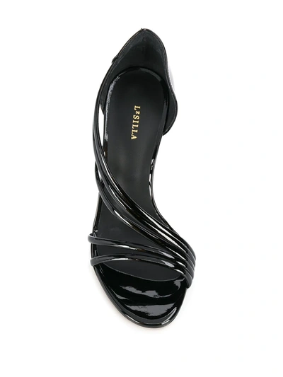 Shop Le Silla Strappy 110mm Heel Sandals In Black