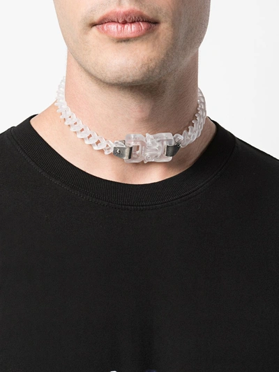 Shop Alyx Chainlink Choker Necklace In White