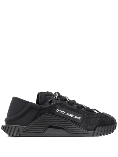 Shop Dolce & Gabbana Ns1 Low-top Sneakers In Black