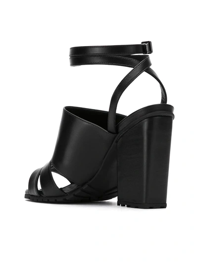 Shop Studio Chofakian Chunky 85mm Sandals In Black