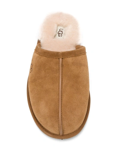 Ugg Scuff Sheepskin Slippers In Brown