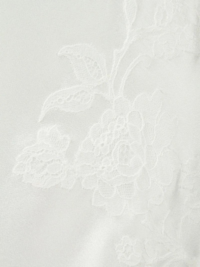 Carine Gilson Lace V-neck Slip In White