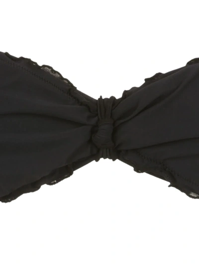 Shop Amir Slama Sleeveless Bikini Top In Black