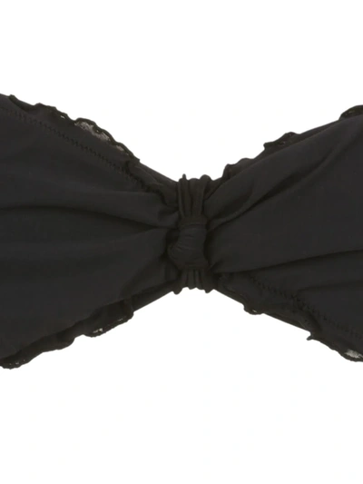 Amir Slama Sleeveless Bikini Top In Black