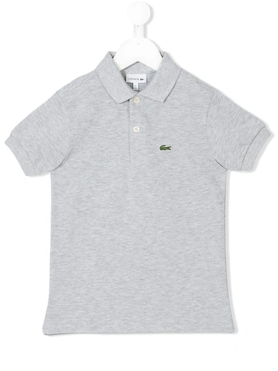 Shop Lacoste Classic Polo Shirt In Grey