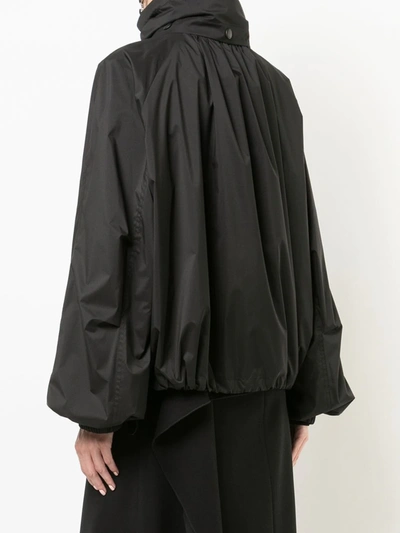 Givenchy Zip-front Hooded Wind-resistant Jacket In Black