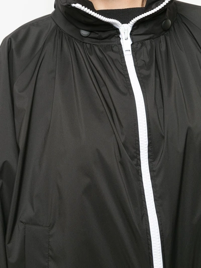 Givenchy Zip-front Hooded Wind-resistant Jacket In Black