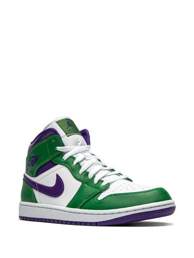 Shop Jordan Air  1 Mid "incredible Hulk" Sneakers In Green