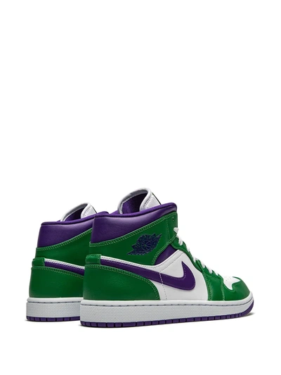 Shop Jordan Air  1 Mid "incredible Hulk" Sneakers In Green