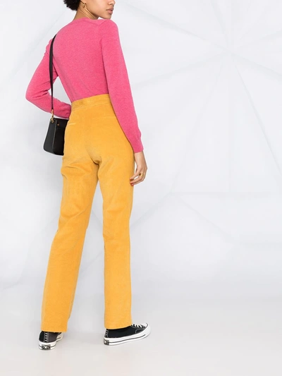 Comme Des Garçons Play Women's Double Heart V-neck Pullover In Pink