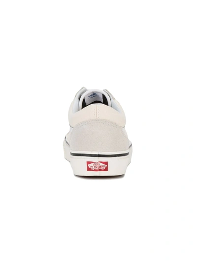 Vans Old Skool Leather-trimmed Canvas And Suede Sneakers In Neutrals
