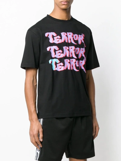Shop Ktz Terror Error Printed T-shirt In Black