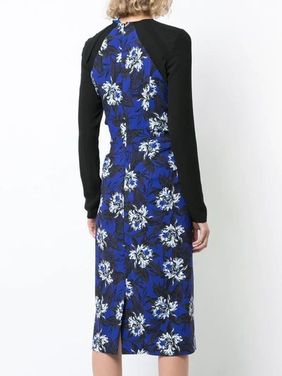 Shop Proenza Schouler Re Edition Knotted Dress In Blue