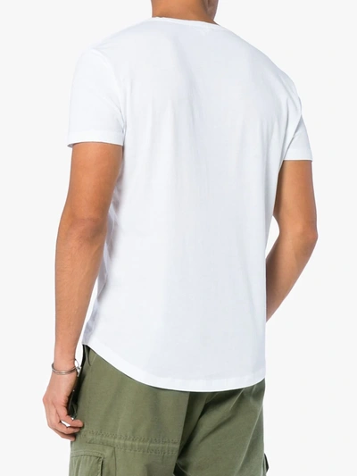 Shop Orlebar Brown Tailored Fit Crew Neck T-shirt In White
