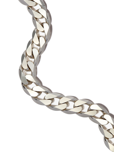 Shop All Blues Moto Chain-link Bracelet In Silver