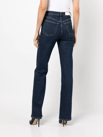 Shop Re/done Comfort Stretch 70s Bootcut Jeans In Blue