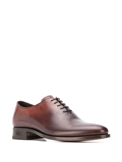Shop Scarosso Gianluca Lace-up Oxford Shoes In Brown