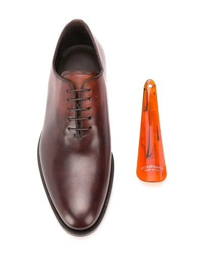 Shop Scarosso Gianluca Lace-up Oxford Shoes In Brown
