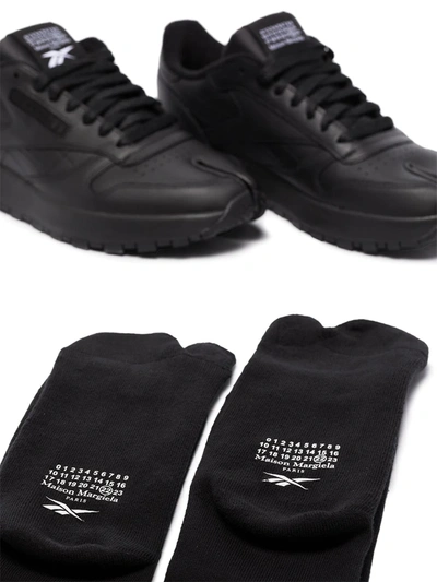 Shop Reebok X Maison Margiela Tabi Low-top Sneakers In Black