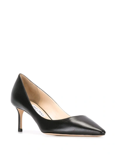 Jimmy Choo Pointed Toe Stiletto Heel Pumps In Black