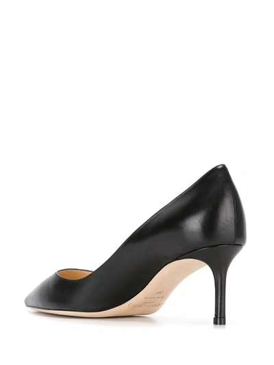Jimmy Choo Pointed Toe Stiletto Heel Pumps In Black