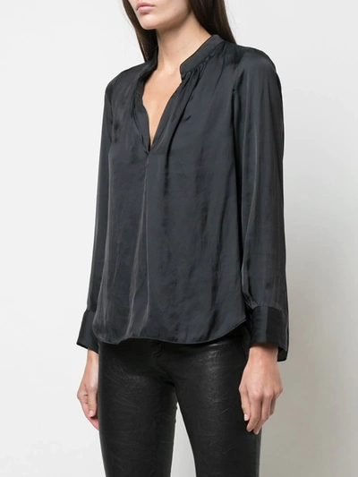 Shop Zadig & Voltaire Tink Tunic Blouse In Black