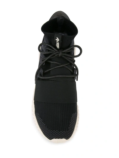 Shop Adidas Originals Tubular Doom Pk Sneakers In Black