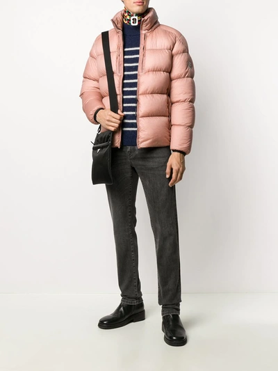 Shop Moncler Cevenne Down Jacket In Pink