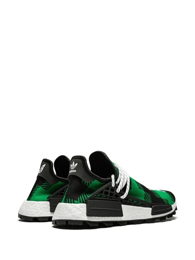 Adidas Originals X Pharrell Williams Nmd Hu Sneakers In Green