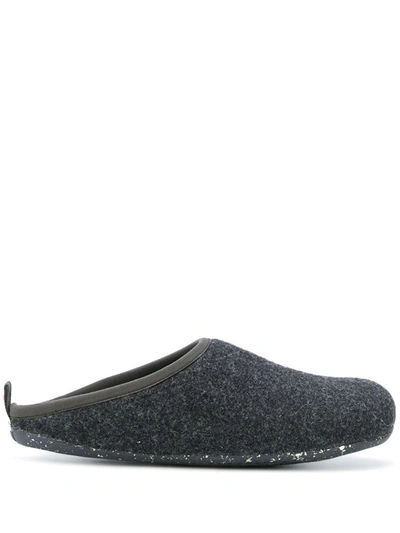 Shop Camper Logo Slip-on Slippers In Grey