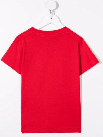 Shop Levi's Logo-print Short-sleeved T-shirt In Red