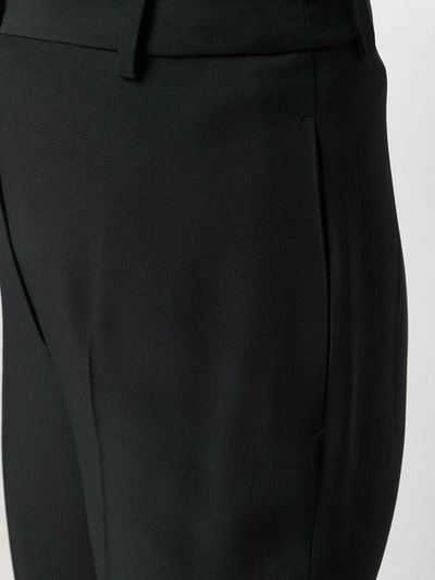 Alexander Mcqueen High-waisted Tailored Trousers In Black