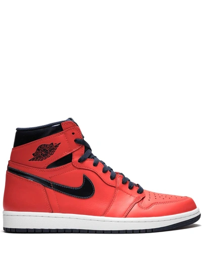 Shop Jordan Air  1 Retro High Og "david Letterman" Sneakers In Red