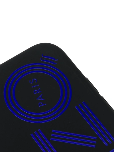 Shop Kenzo Iphone Xs Max Logo Case In Black